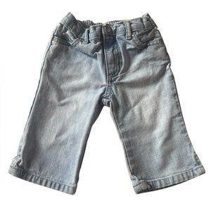 Vintage 2005 Old Navy Baby Jeans 6-12M Light Wash Heart Pockets